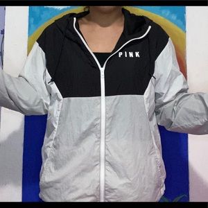 Pink Windbreaker Jacket